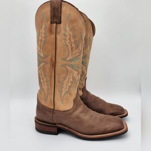 Justin BRL338 Ladies Bent Rail Boot with Mocha Arizona Cow Foot